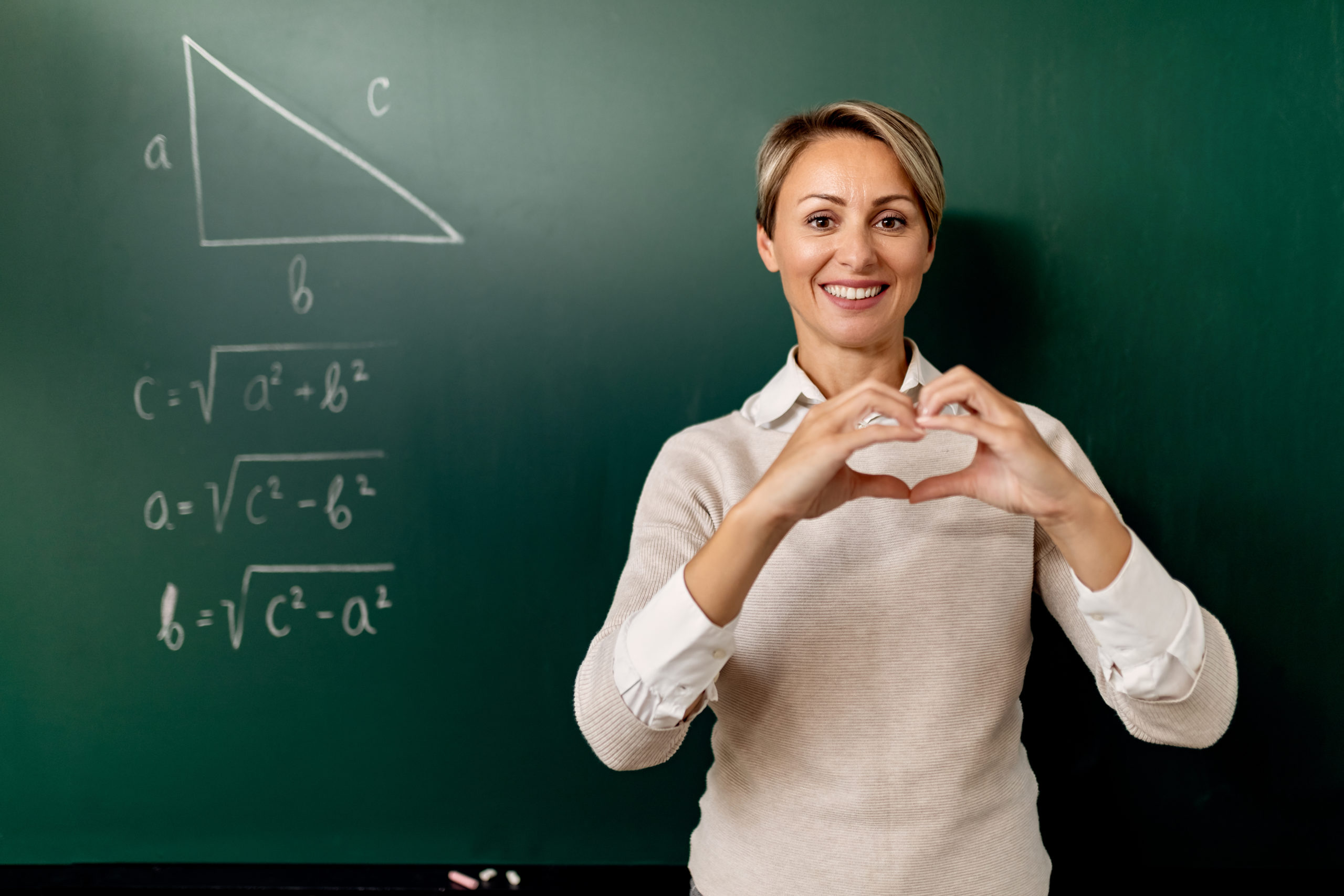 Sending love to all of her students!